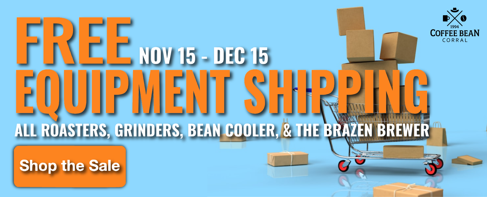 Free Equipment Shipping