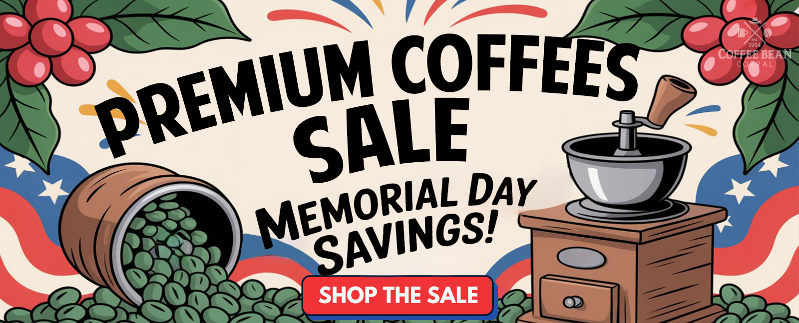 Memorial Day Sale Premium Coffees