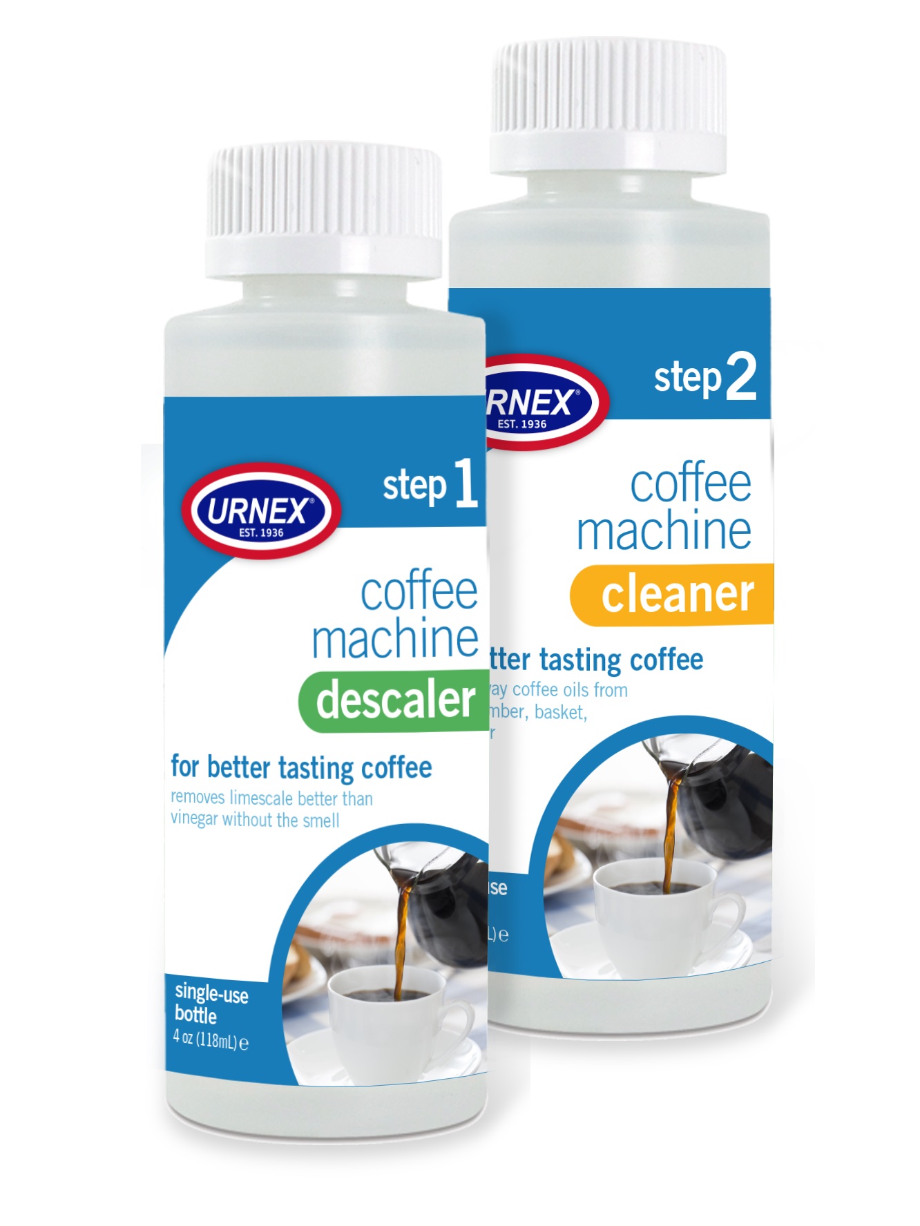 Urnex DRIPKIT Coffee Maker Cleaner & Descaler Kit Coffee