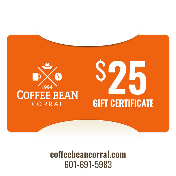 $25 Gift Certificate GIFTCERTS25