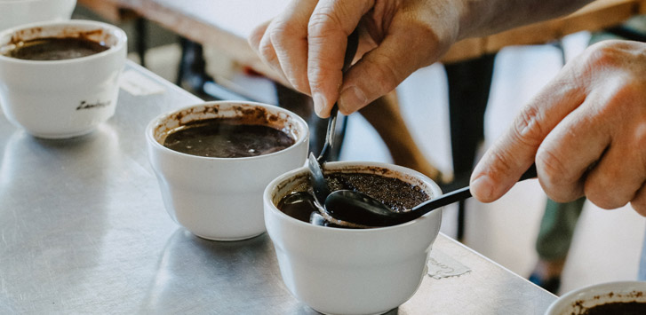 Coffee cupping