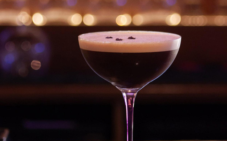 A Siciliano in a tall stemmed glass