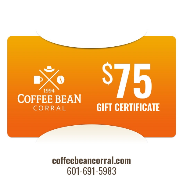 $75 Gift Certificate GIFTCERTS75