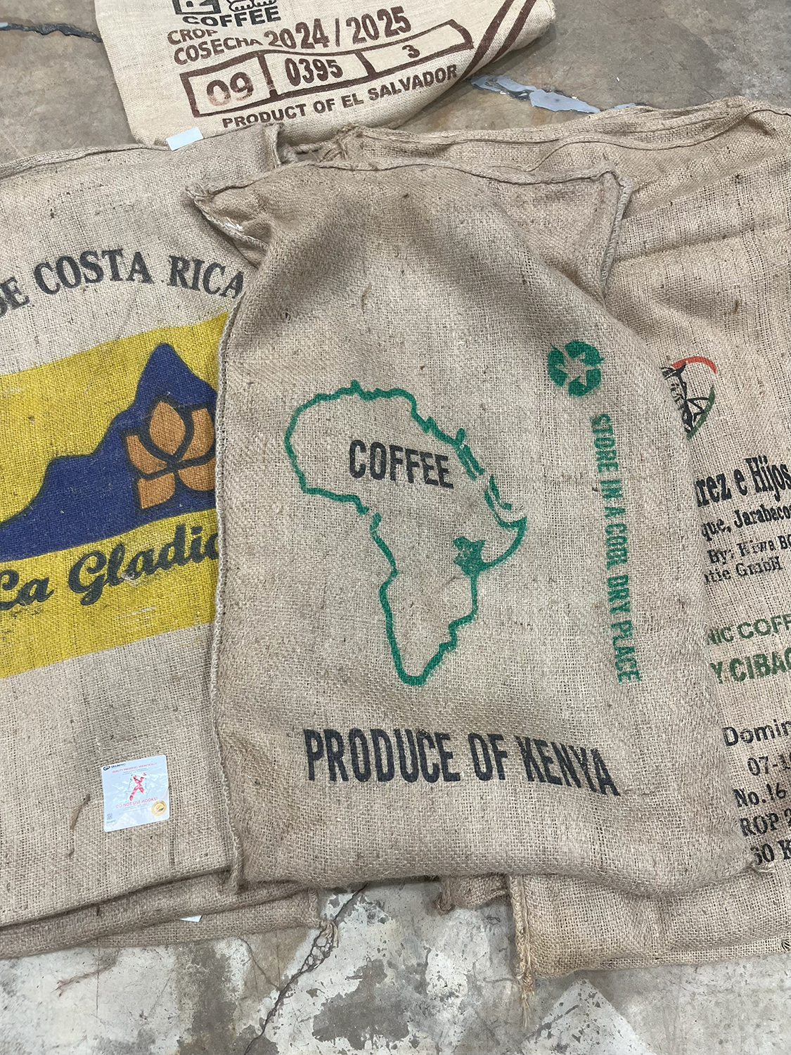 coffee burlap bags