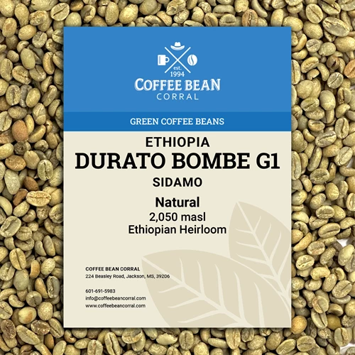 Ethiopia Natural Sidamo Durato Bombe Grade 1